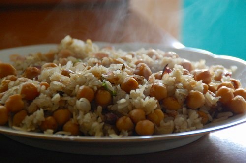 Indian Recipe Chana Poha