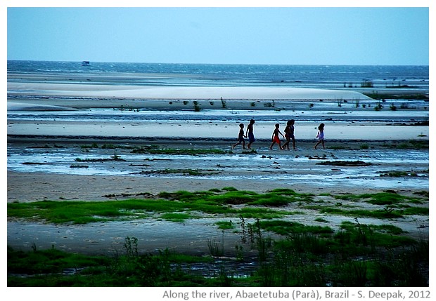 Evening on the river, Abaetetuba, Parà, Brazil - images by Sunil Deepak, 2012