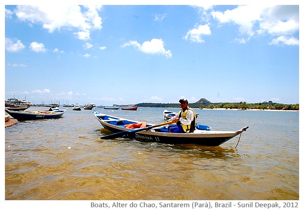 Boats, Alter do Chao, Santarem, Parà, Brazil - images by Sunil Deepak, 2013