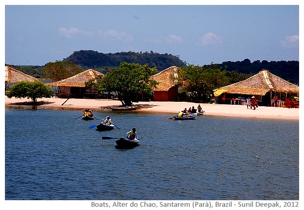 Boats, Alter do Chao, Santarem, Parà, Brazil - images by Sunil Deepak, 2013