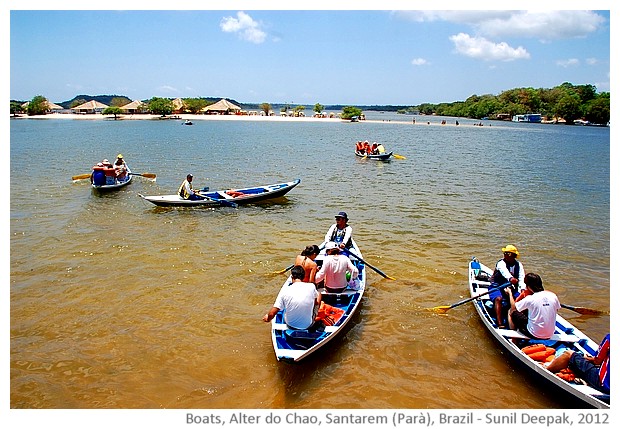 Boats, Alter do Chao, Santarem, Parà, Brazil - images by Sunil Deepak, 2013