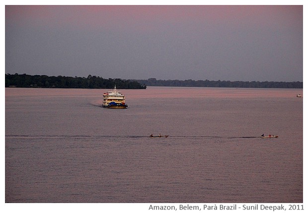 Boats, amazon river, Belem, Parà Brazil - images by Sunil Deepak, 2011