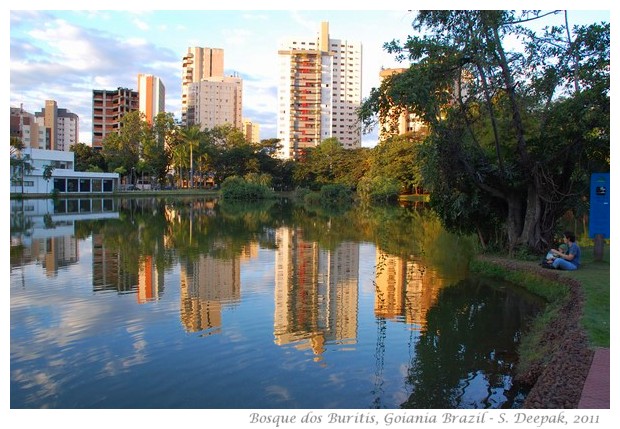 Lake at Bosque dos Buritis, Goiania (Goias), Brazil - images by S. Deepak