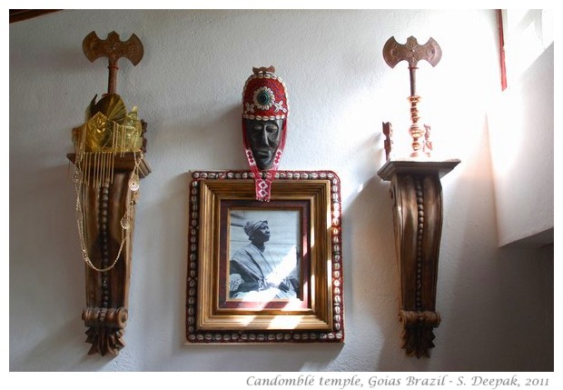 Candomble temple, Goias, Brazil - images by S. Deepak