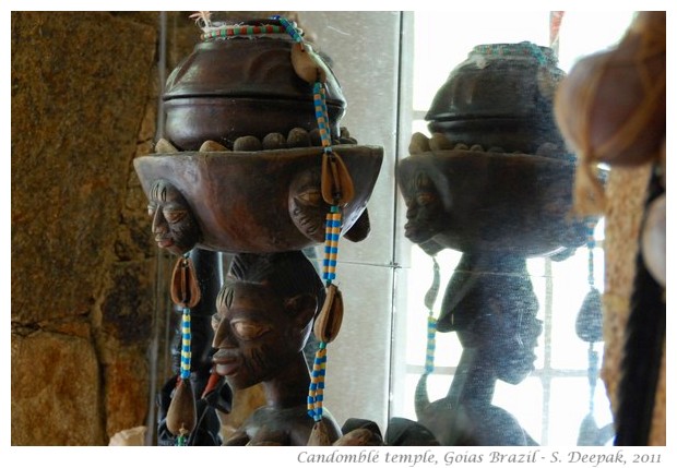 Candomble temple, Goias, Brazil - images by S. Deepak