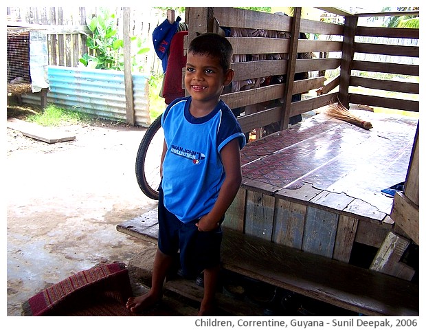 Children, Corentine, Guyana - images by Sunil Deepak, 2006