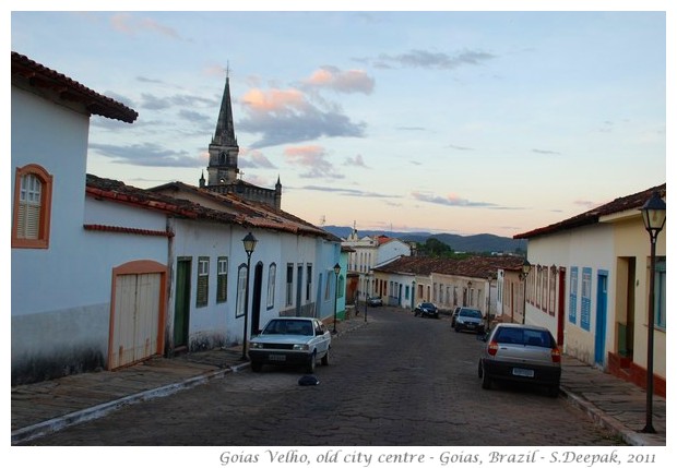 Old city centre in Goias Velho, Brazil - images by S. Deepak