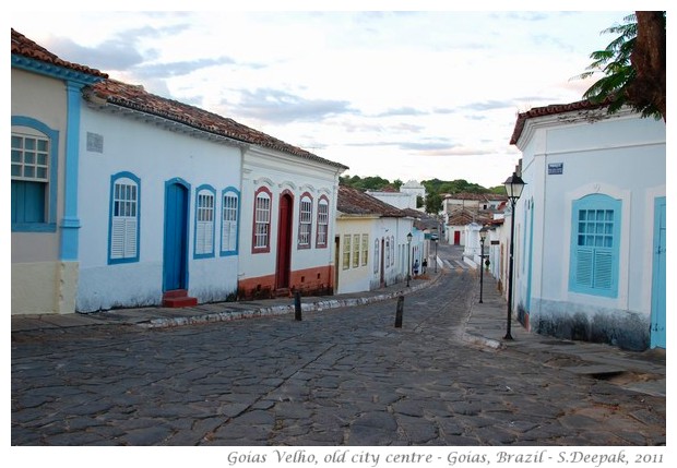 Old city centre in Goias Velho, Brazil - images by S. Deepak