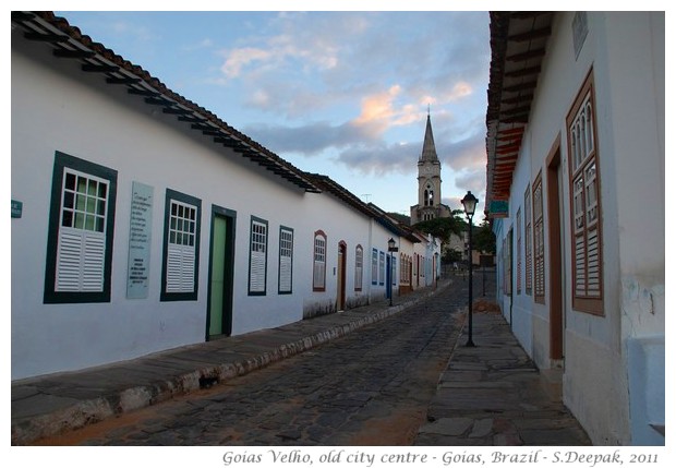 Old city centre in Goias Velho, Brazil - images by S. Deepak