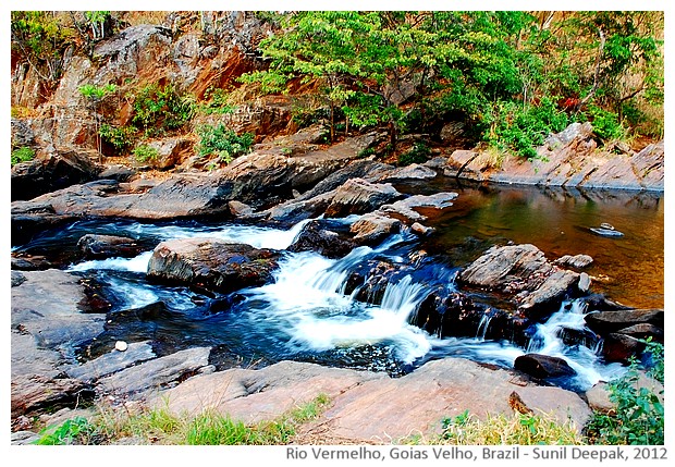 Rio Vermelho, Goias Velho, Brazil - images by Sunil Deepak, 2012