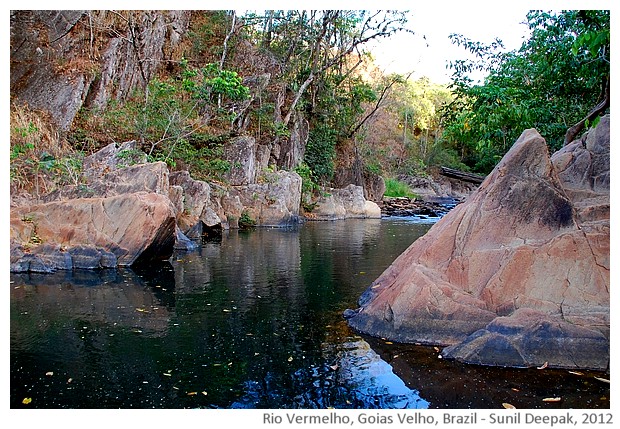 Rio Vermelho, Goias Velho, Brazil - images by Sunil Deepak, 2012