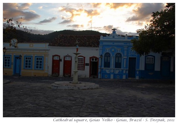 Cathedral square, Goias Velho, Goias, Brazil - images by S. Deepak