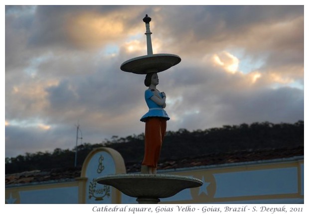 Cathedral square, Goias Velho, Goias, Brazil - images by S. Deepak