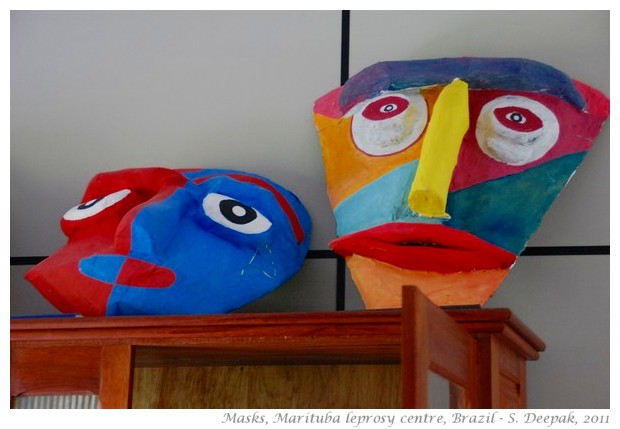 Masks at Marituba leprosarium, Brazil - S. Deepak, 2011