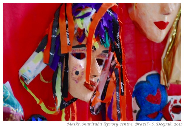 Masks at Marituba leprosarium, Brazil - S. Deepak, 2011