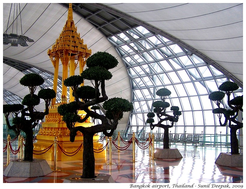 Art, Bangkok airport, Thailand - Images by Sunil Deepak