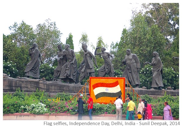 Independence Day, Delhi, India - images by Sunil Deepak, 2014