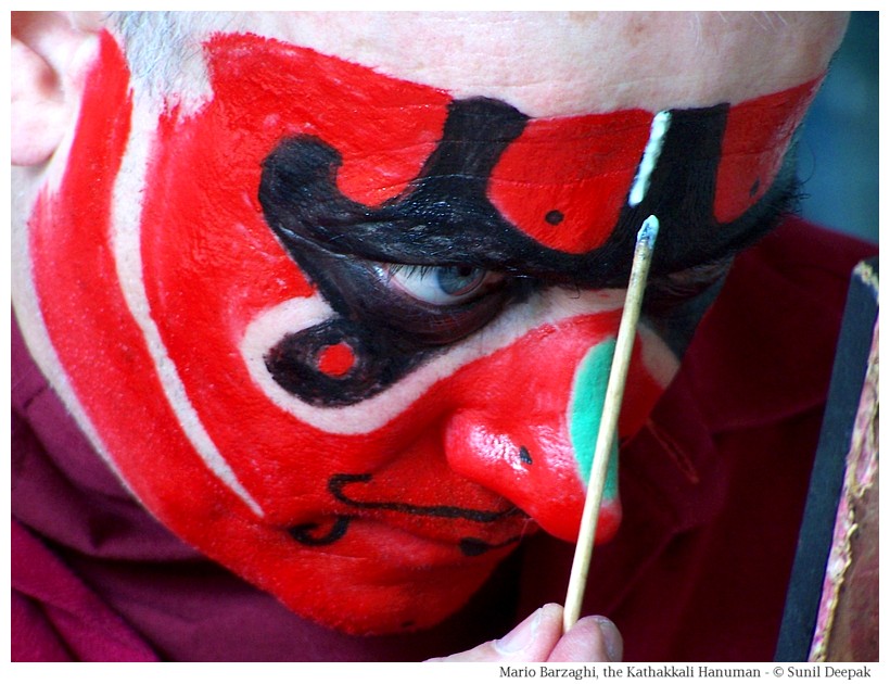 Artists getting ready for dance and theatre performances