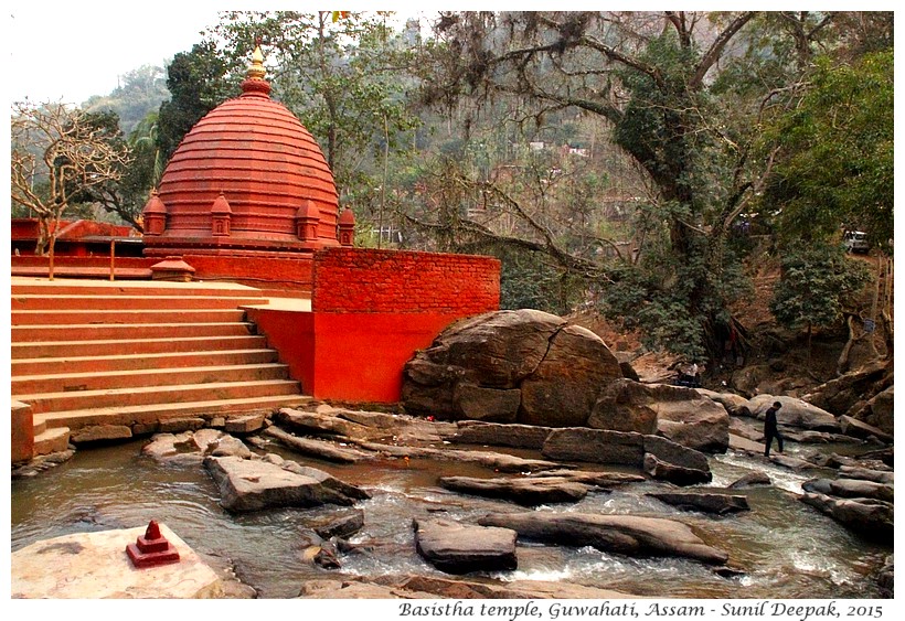 Guwahati City Walks - Basistha temple - Images by Sunil Deepak