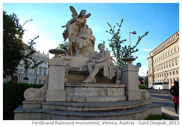 Art & Sculptures about books - Ferdinand Raimund in Vienna - Image by S. Deepak