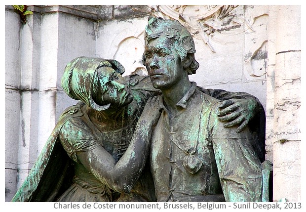 Art & Sculptures about books - Literary world of Charles de Coster, Belgium - Image by S. Deepak
