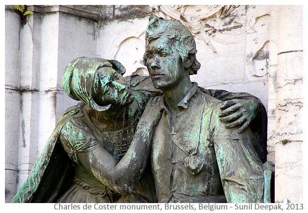 Art & Sculptures about books - Literary world of Charles de Coster, Belgium - Image by S. Deepak