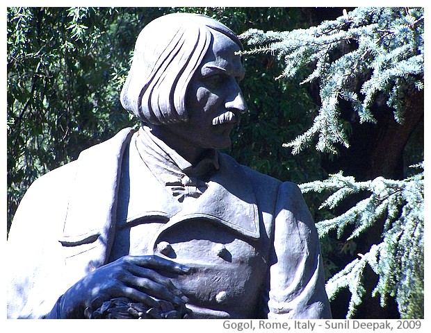 Art & Sculptures about books - Nikolai Gogol, Rome - Image by S. Deepak