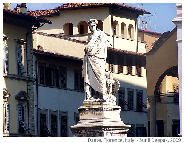 Art & Sculptures about books - Dante Allighieri, Florence - Image by S. Deepak