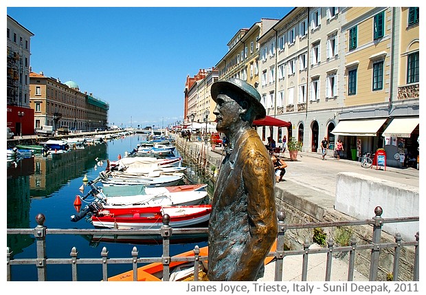 Art & Sculptures about books - James Joyce, Trieste - Image by S. Deepak