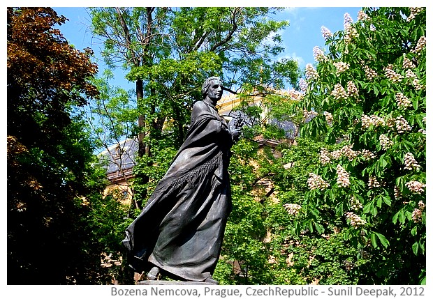 Art & Sculptures about books - Bozena Nemcova, Prague - Image by S. Deepak