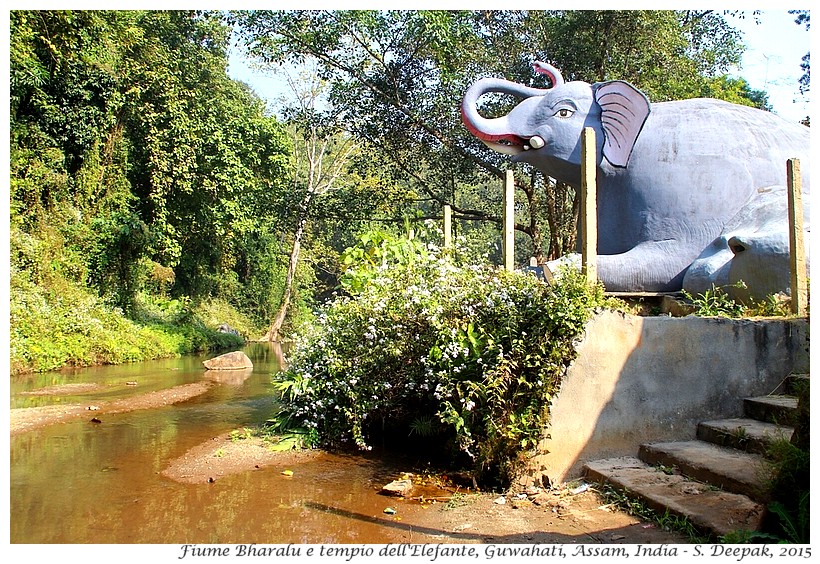 Il tempio dell'elefante, Assam India - Images by Sunil Deepak