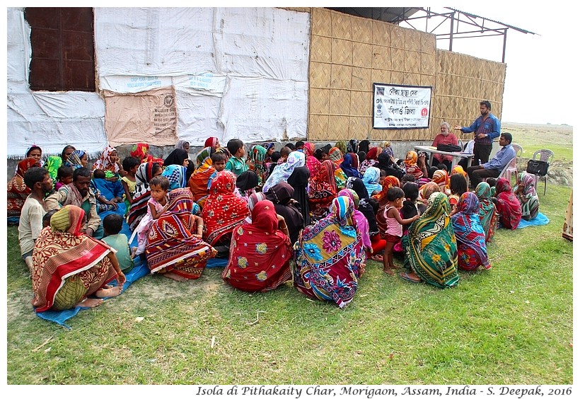 Le persone disabili a Pithakaity, Assam India - Images by Sunil Deepak