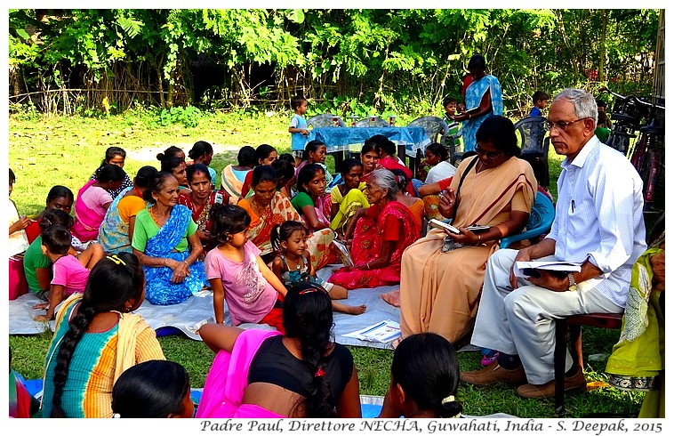 Padre Paul, NECHA, Assam India - Images by Sunil Deepak