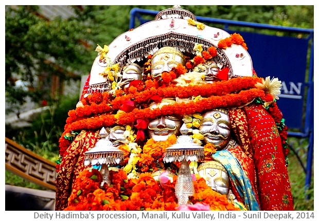 Gods & goddesses in Kullu Valley, Himachal Pradesh, India - Images by Sunil Deepak, 2014