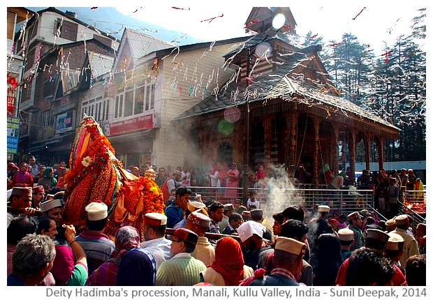 Gods & goddesses in Kullu Valley, Himachal Pradesh, India - Images by Sunil Deepak, 2014