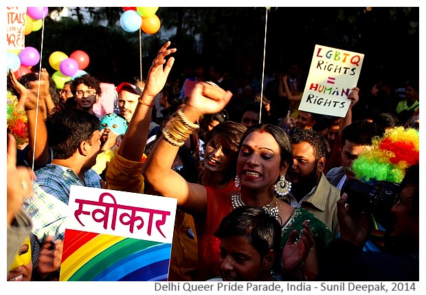 Delhi Queer Pride Parade 2014, India - Images by Sunil Deepak 2014