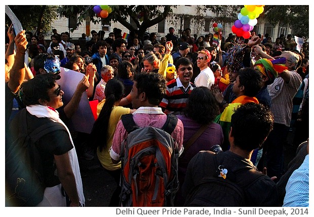 Delhi Queer Pride Parade 2014, India - Images by Sunil Deepak 2014