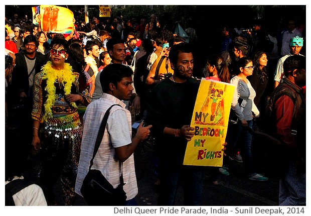 Delhi Queer Pride Parade 2014, India - Images by Sunil Deepak 2014