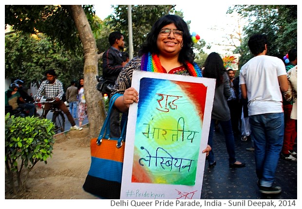 Delhi Queer Pride Parade 2014, India - Images by Sunil Deepak 2014