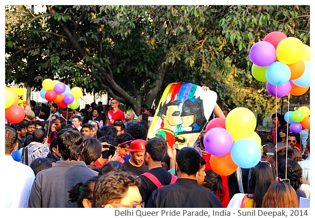 Delhi Queer Pride Parade 2014, India - Images by Sunil Deepak 2014