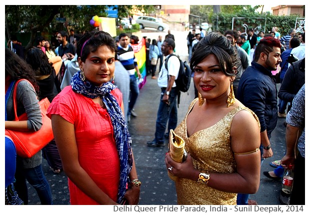 Delhi Queer Pride Parade 2014, India - Images by Sunil Deepak 2014