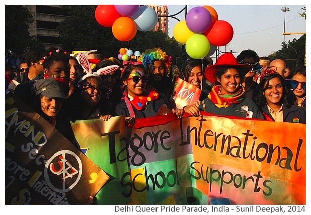 Delhi Queer Pride Parade 2014, India - Images by Sunil Deepak 2014