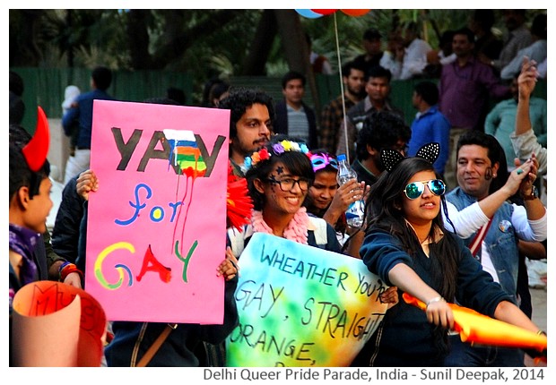 Delhi Queer Pride Parade 2014, India - Images by Sunil Deepak 2014