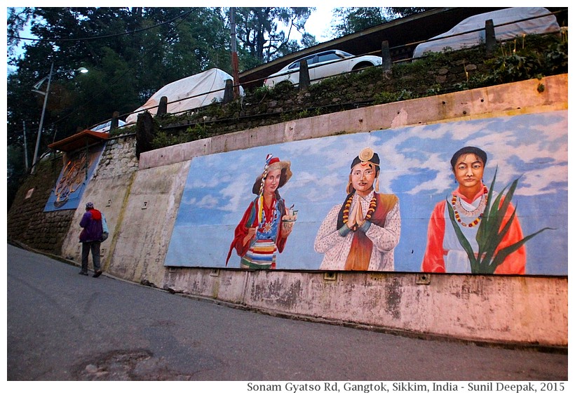 Gangtok Walking Tour - city centre & the Ridge - Images by Sunil Deepak