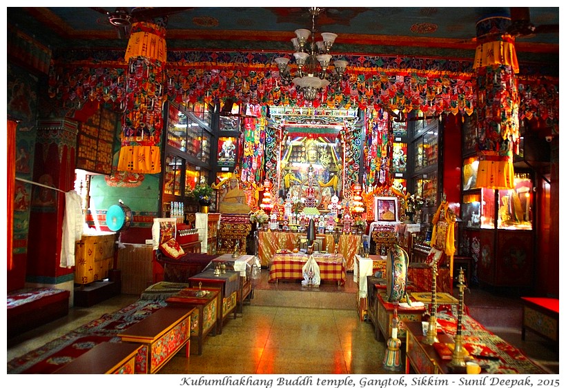 Kubumlhakhang temple, Gangtok, Sikkim, India - Images by Sunil Deepak