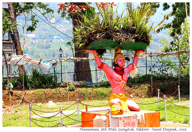 Saraswati temple, Gangtok, Sikkim, India - Images by Sunil Deepak