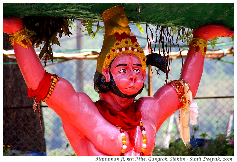 Saraswati temple, Gangtok, Sikkim, India - Images by Sunil Deepak