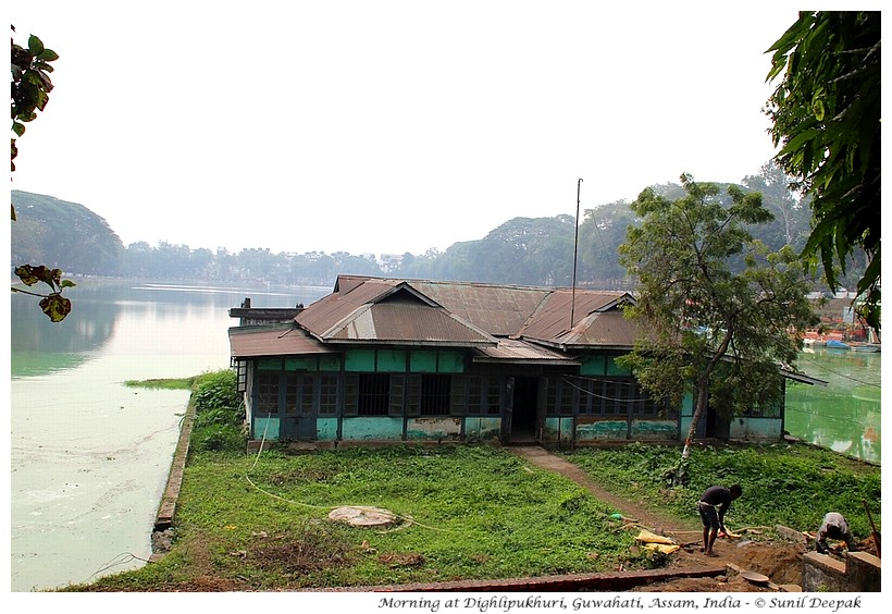 Uzan Bazar and Guwahati city centre, images by Sunil Deepak