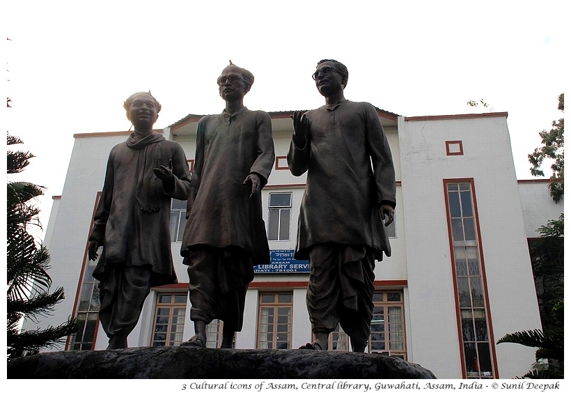 Uzan Bazar and Guwahati city centre, images by Sunil Deepak