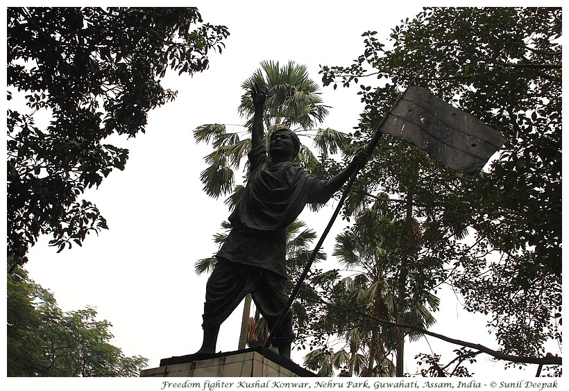 Uzan Bazar and Guwahati city centre, images by Sunil Deepak